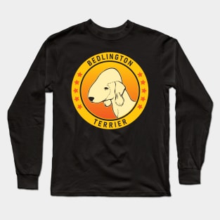 Bedlington Terrier Dog Portrait Long Sleeve T-Shirt